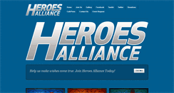 Desktop Screenshot of heroesalliance.org