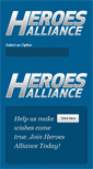 Mobile Screenshot of heroesalliance.org